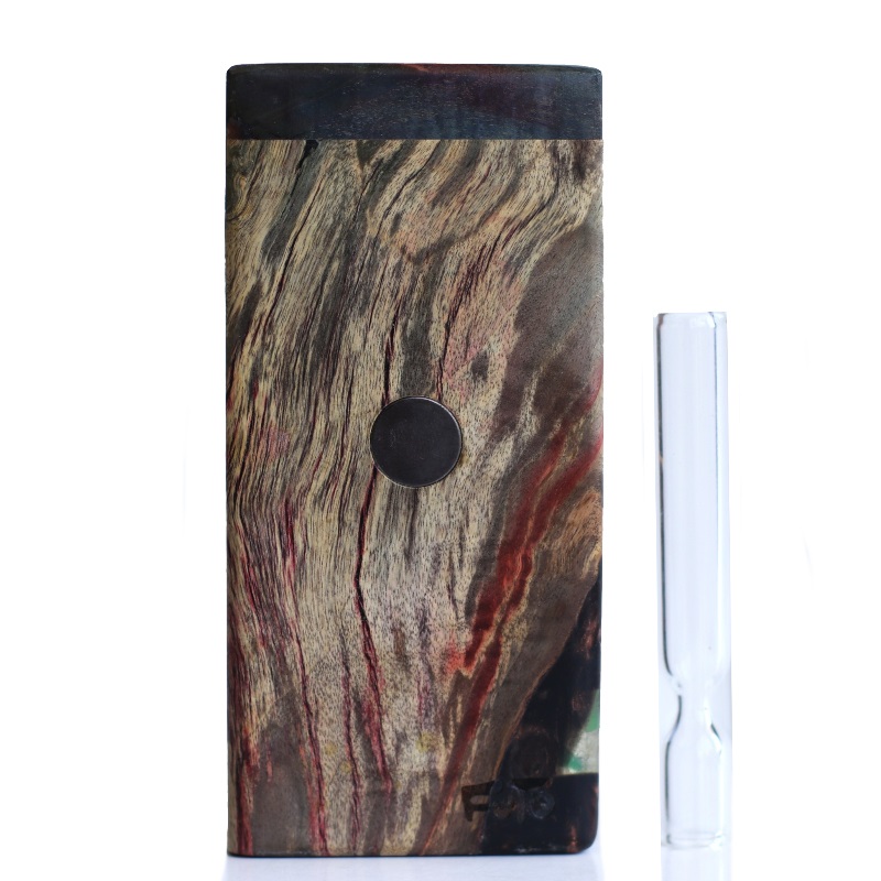 Galaxy Burl Futo Stash Box- Out of this World Wood Dugout- 4