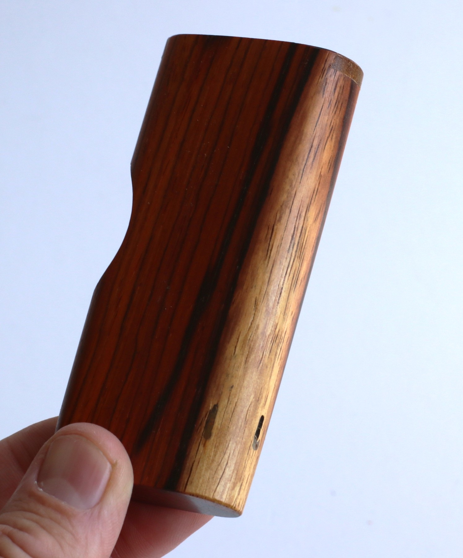 4" Cocobolo Slider Lid Dugouts & Brass Pipes-Locking Lid-Limited Edition