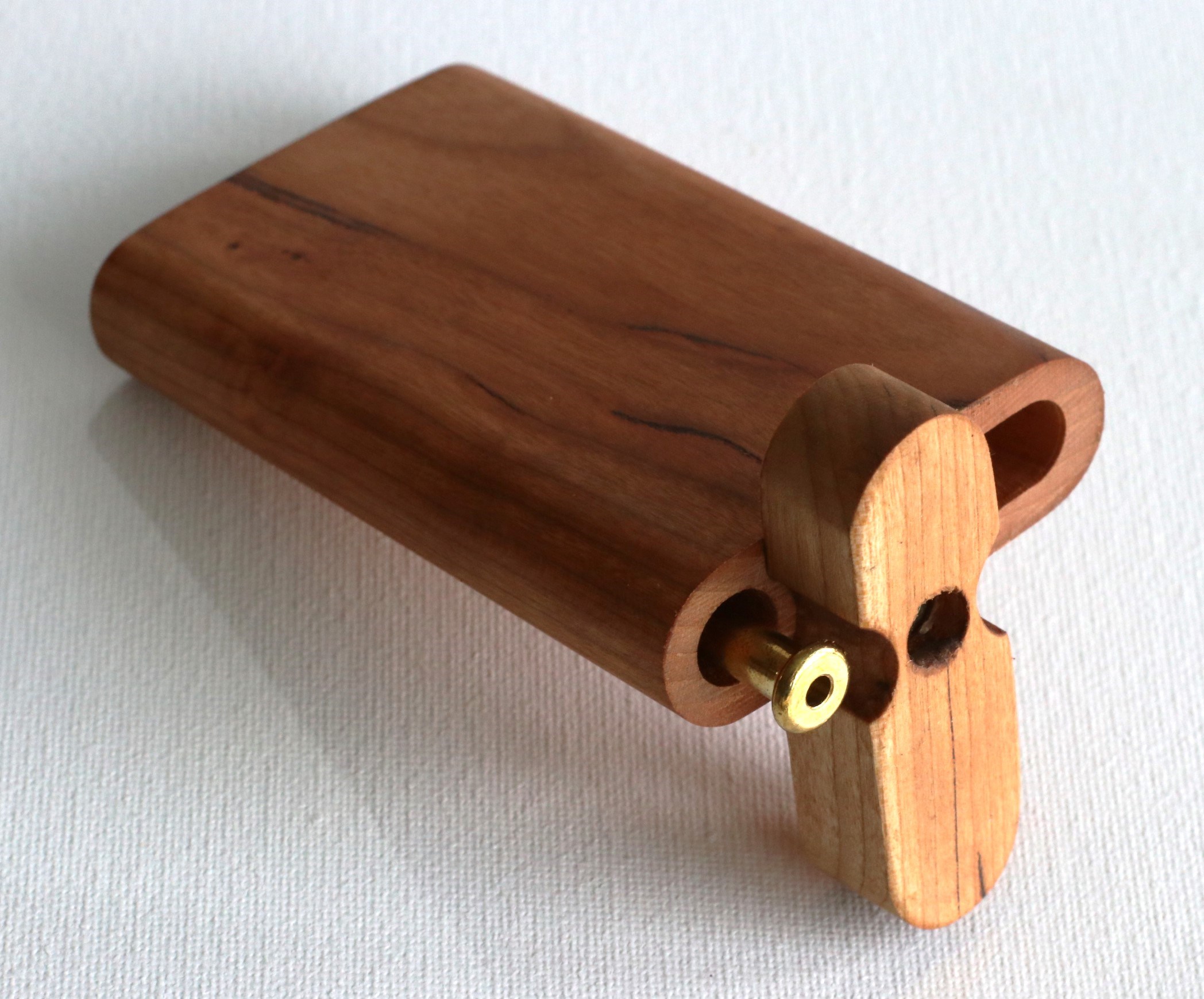 Cherry Wood Dugouts by 3rd Grain-American Crafted Swivel Lid Dugout - Handcrafted Wood Dugout