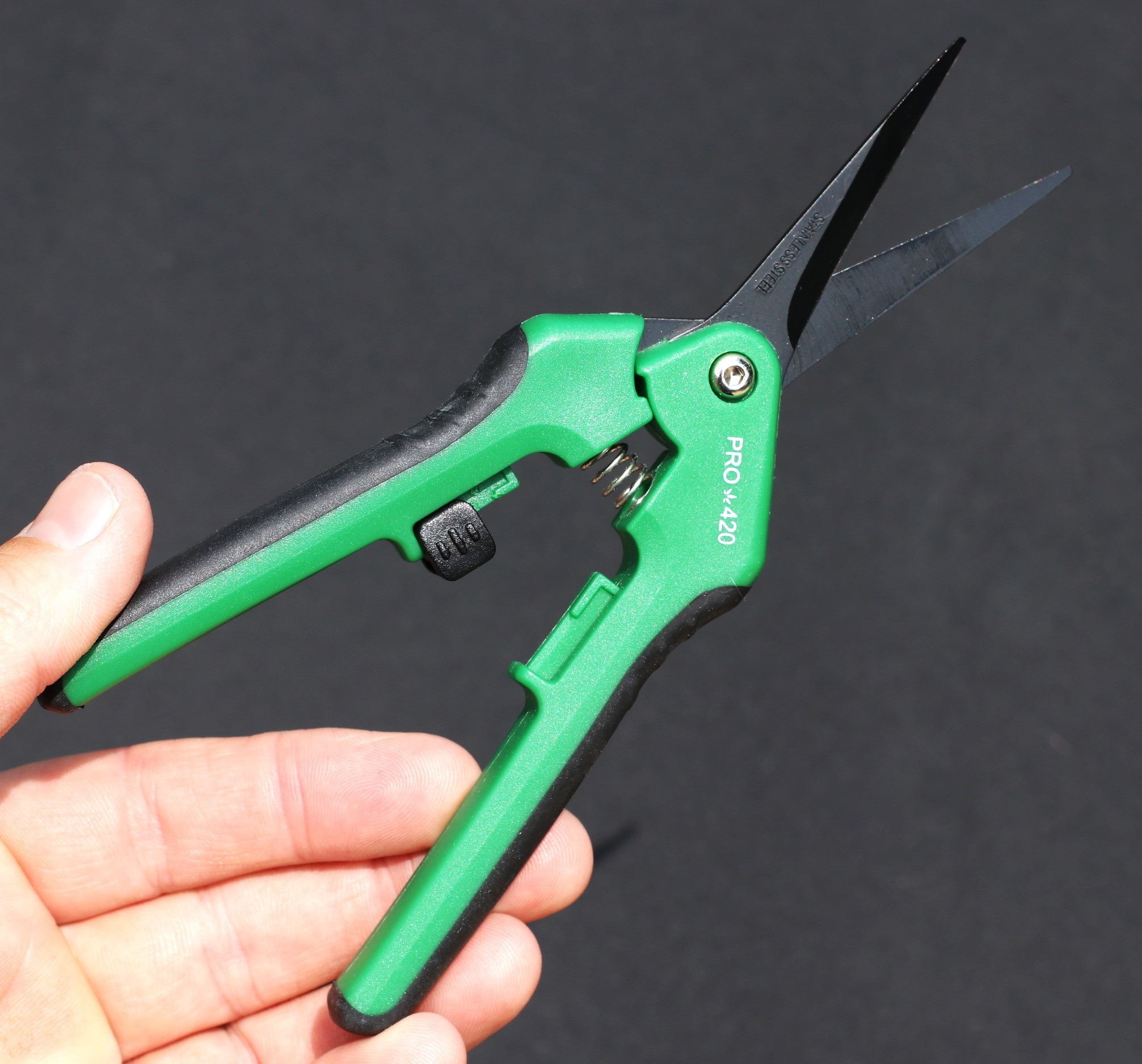 PRO 420 Scissors- Spring Loaded- Professional Manicure Scissors for Cannabis - Spring Loaded Scissors