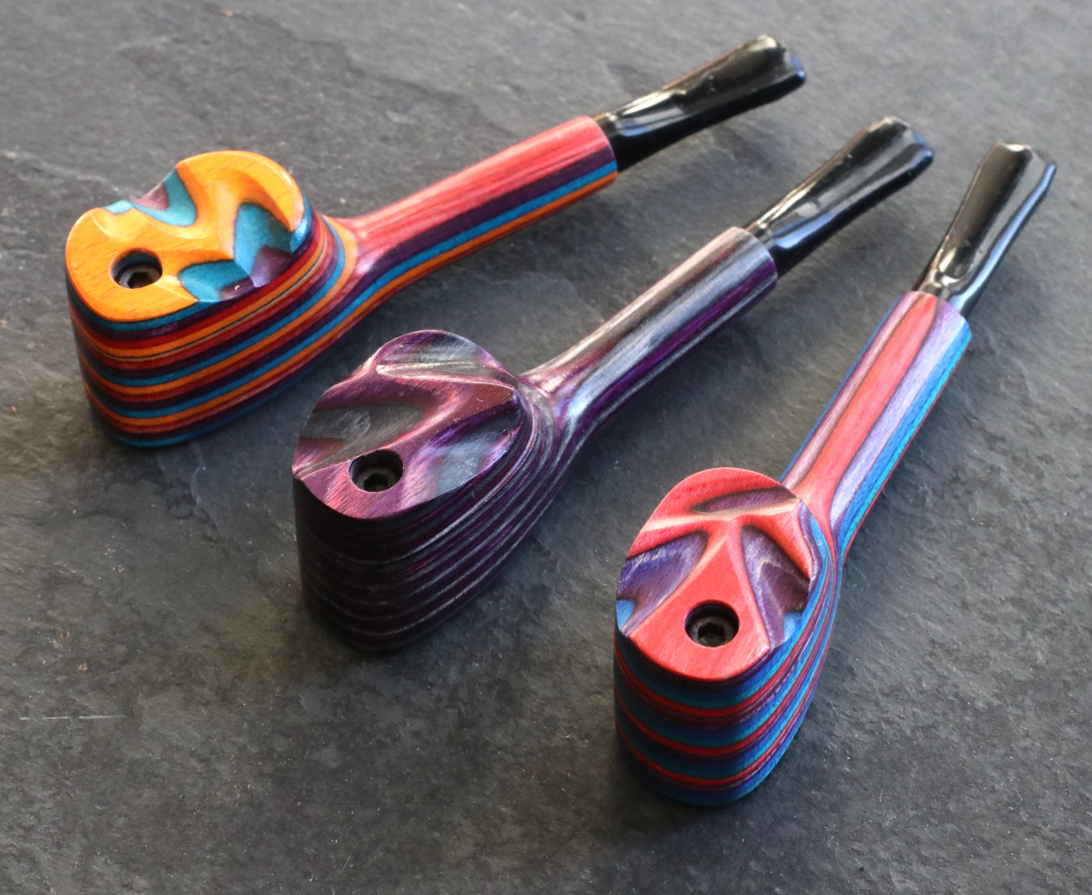 4" Rainbow Swivel Lid Pipe- R9 SWIVEL-Colorful Pipes for Sunny Days
