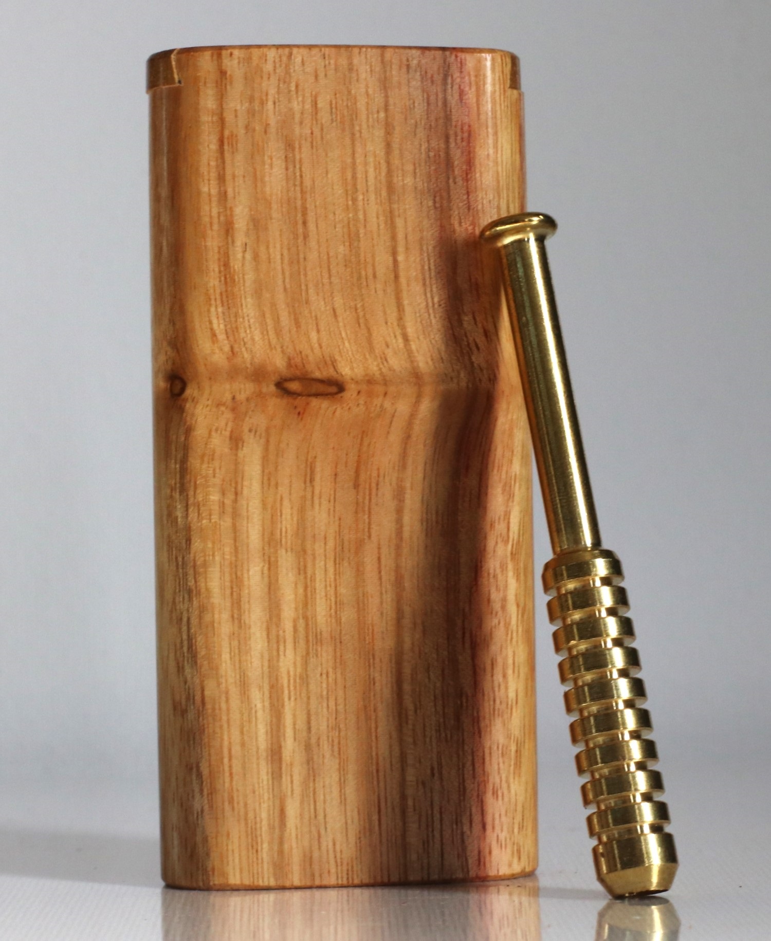 3" & 4" Mahogany Slider Lid Dugouts & One Hitter- Slider Lid- Classy Gift for Smokers - Handcrafted Wood Dugout