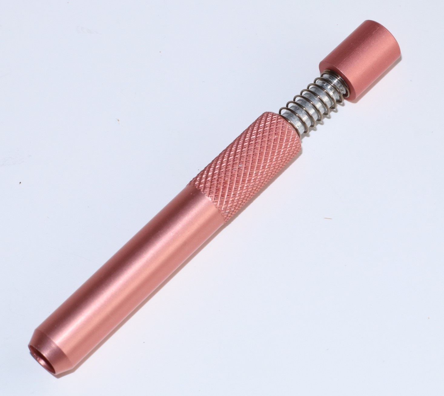 3" Self Eject One Hitter Pipe-Spring Loaded Cleaning System-Zero Ash - One Hitter Pipe-Self Eject Bat for Dugouts