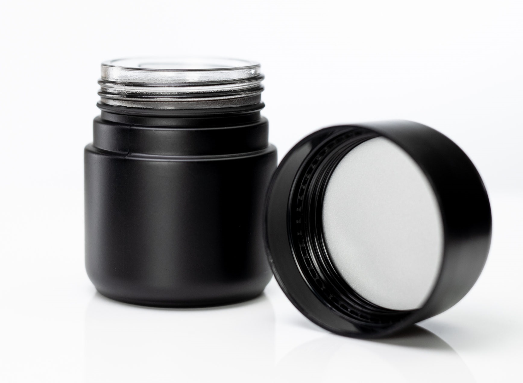 Black Glass Stash Jar- UV Protected-Smell Proof-3-5 gram Capacity- No smell Guaranteed-PRO 420