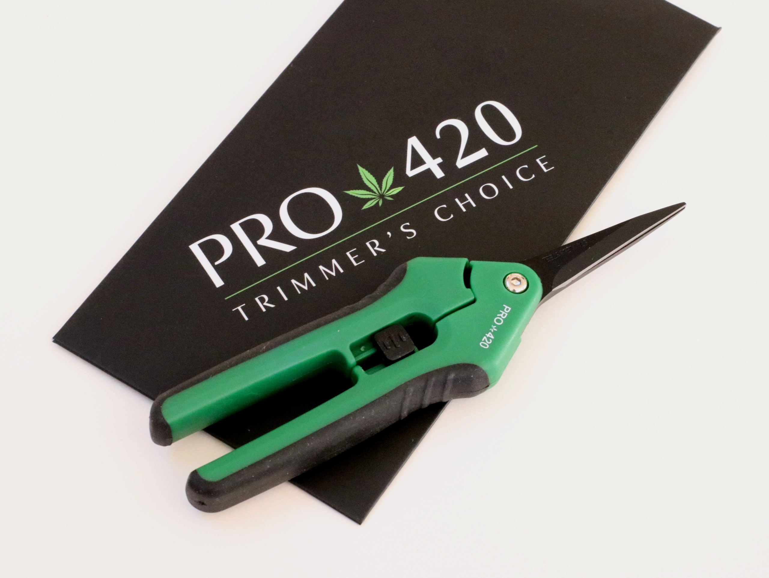 PRO 420 Combo Pack- Silver Classics & Spring Loaded Scissors- Trim-Manicure-Harvest- Trimmer's Choice