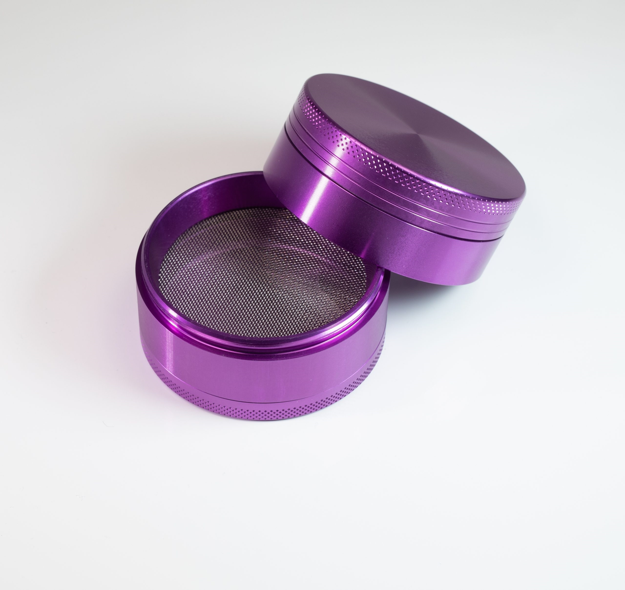 Purple Herb Grinder- 2.5" 4 Piece Professional Grade herb Grinder - Grinder_P_AMZ_2