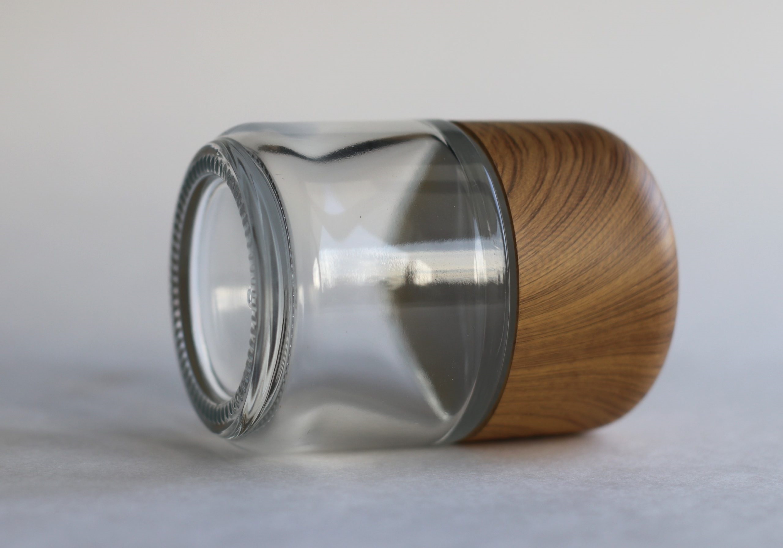 3" Glass Stash Jar-Smell Proof-Child Proof Lid-Safe and Secure Jar