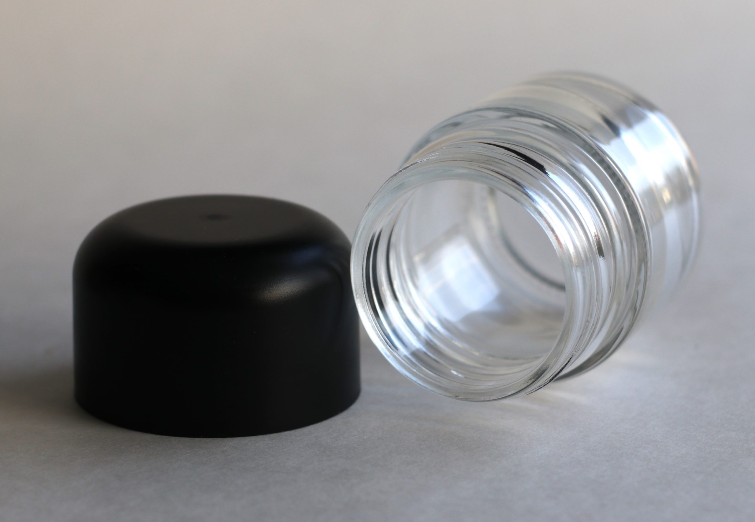 3" Glass Stash Jar-Smell Proof-Child Proof Lid-Safe and Secure Jar