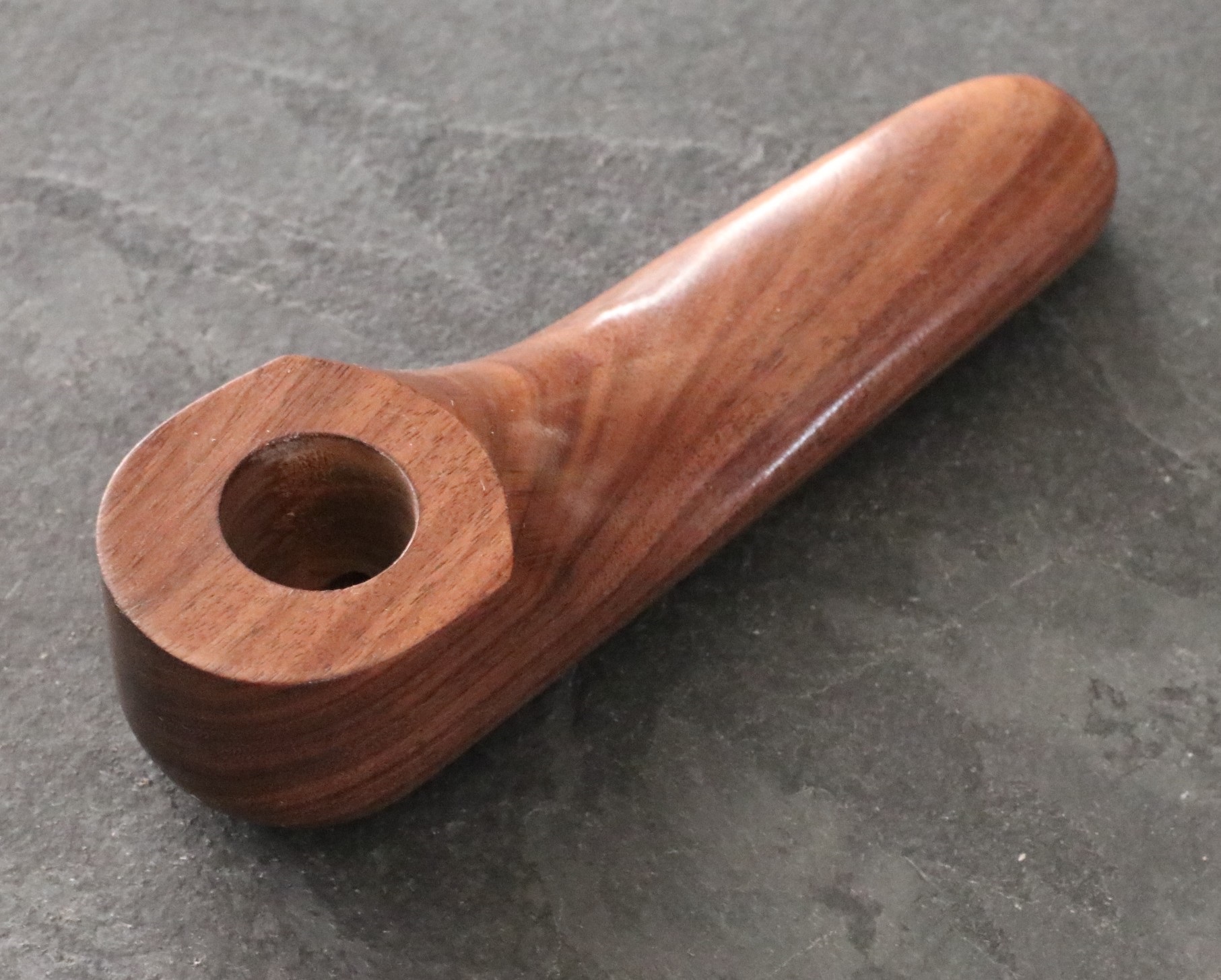 3.5" Exotic Wood Pipe-B46-American Handcrafted Smoking Pipe - Handcrafted Smoking Pipe