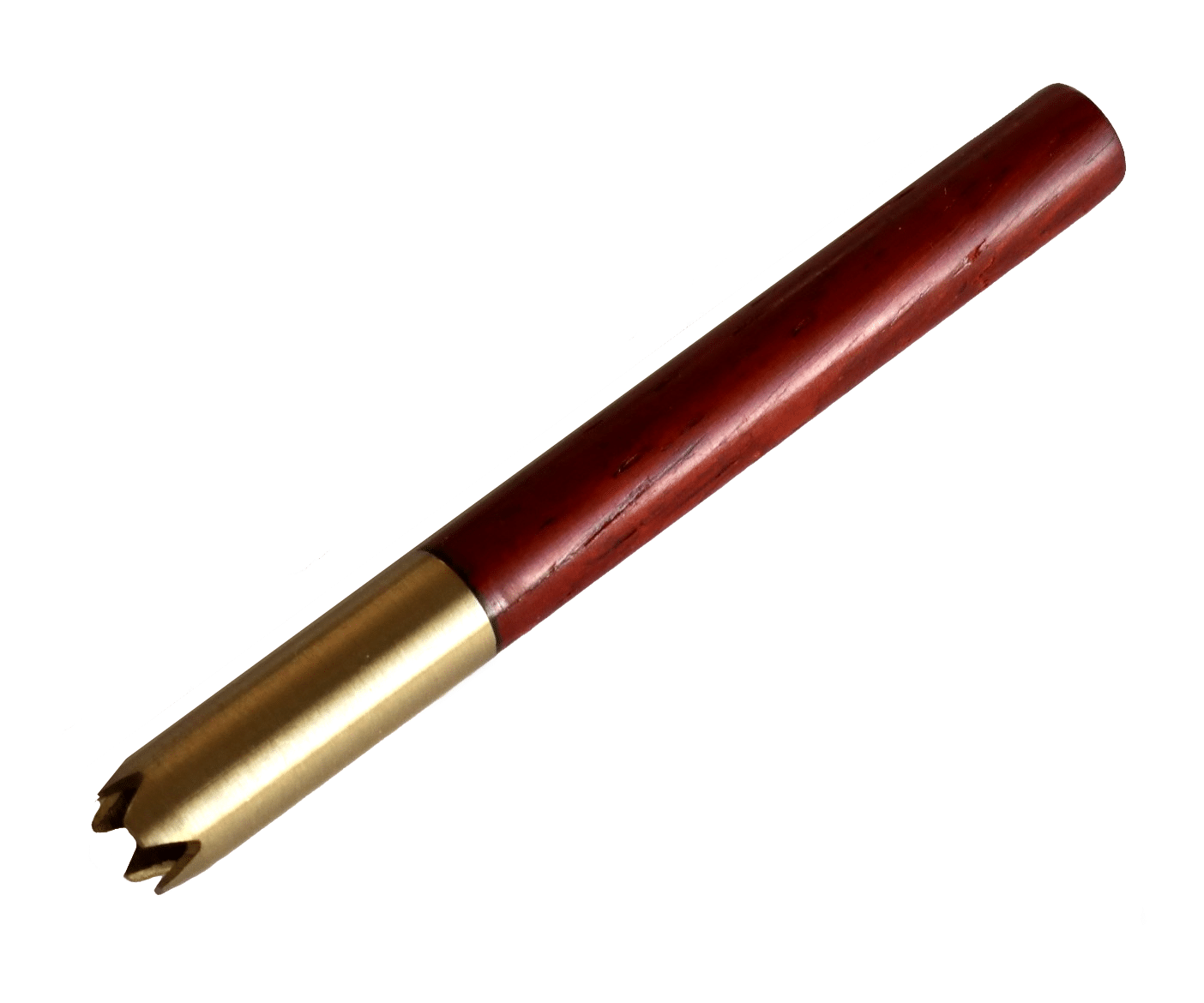 3" Brass Grinder Tip One Hitter Pipes w/wood cover & Brass Poker-Fits most 4" Dugouts - 3' Brass Grinder Tip One Hitter Pipes w/wood cover & Brass Poker-Fits most 4' Dugouts