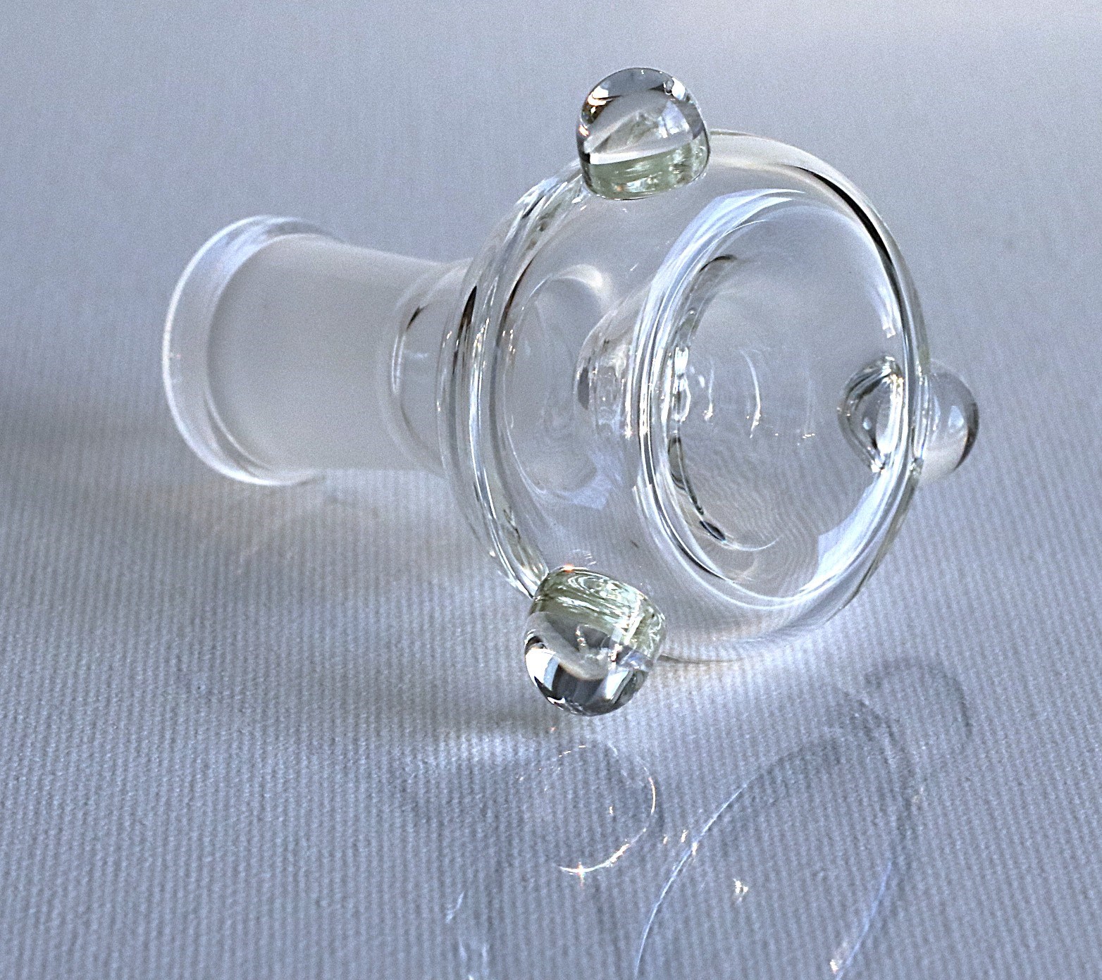 18mm Female Bowl Insert-Adapter - Glass bowl insert for bongs