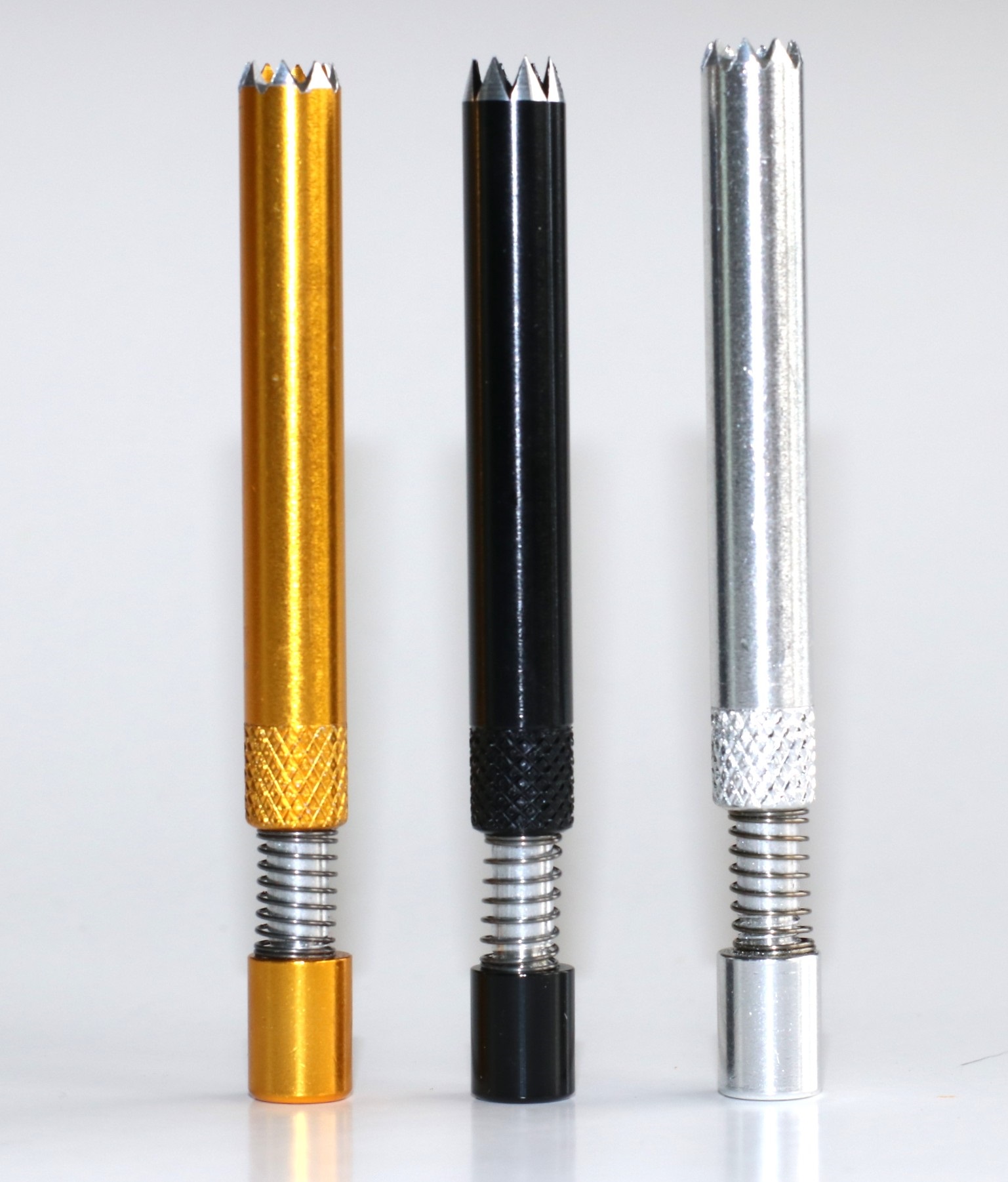 3" Self Eject Metal Grinder Tip Pipe-Unique Efficient One Hitter Pipe - One Hitter Pipe-Self Eject Bat for Dugouts