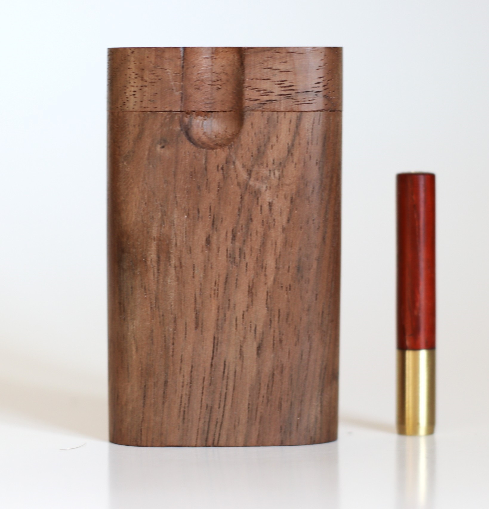 3" Exotic Wood Dugouts & One Hitter Pipe-American Crafted Small Stash Box by Better Life - Micro Dugout by Better Life