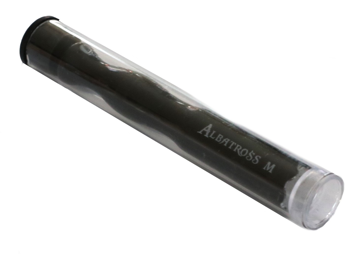 2.5" Black Ceramic Pipe-'Albatross M'-Sturdy Ceramic One Hitter with built in screen - Albatross One hitter pipe