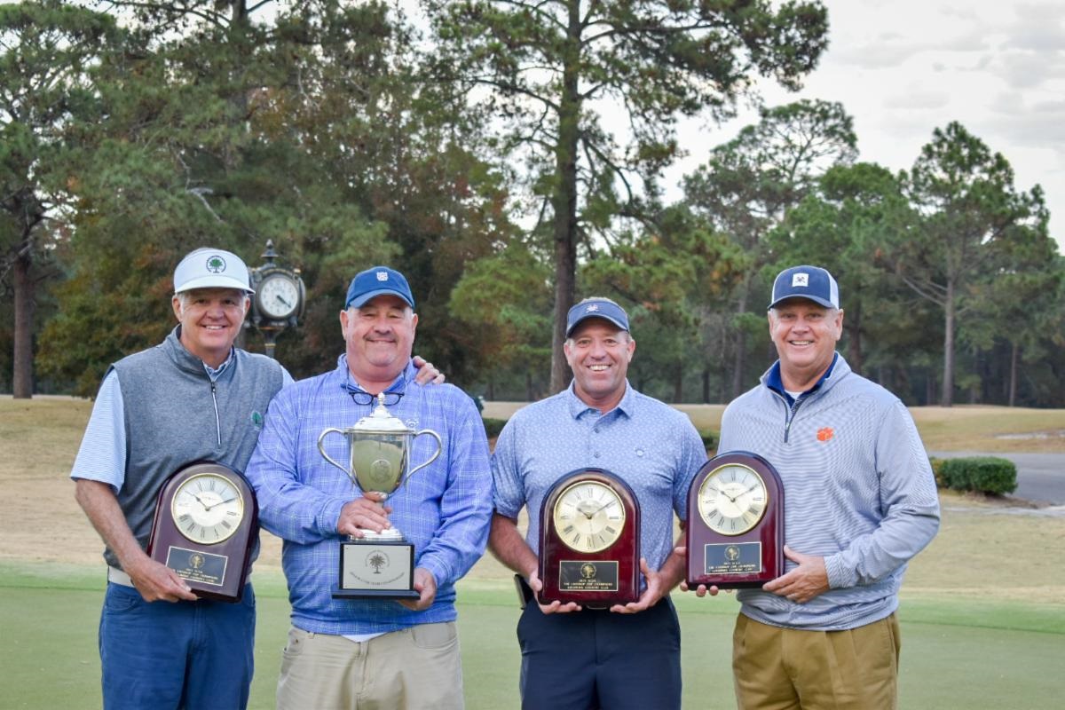 Pictured: L to R - Walter Todd, Jeff Tallman (Professional), Doug Ramey, Dillard Pruitt