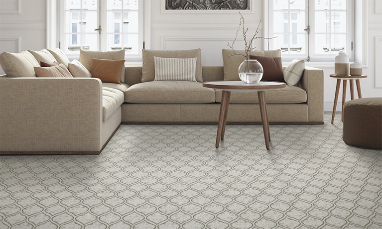 Karastan Carpet Boasts Smart Style & Durability