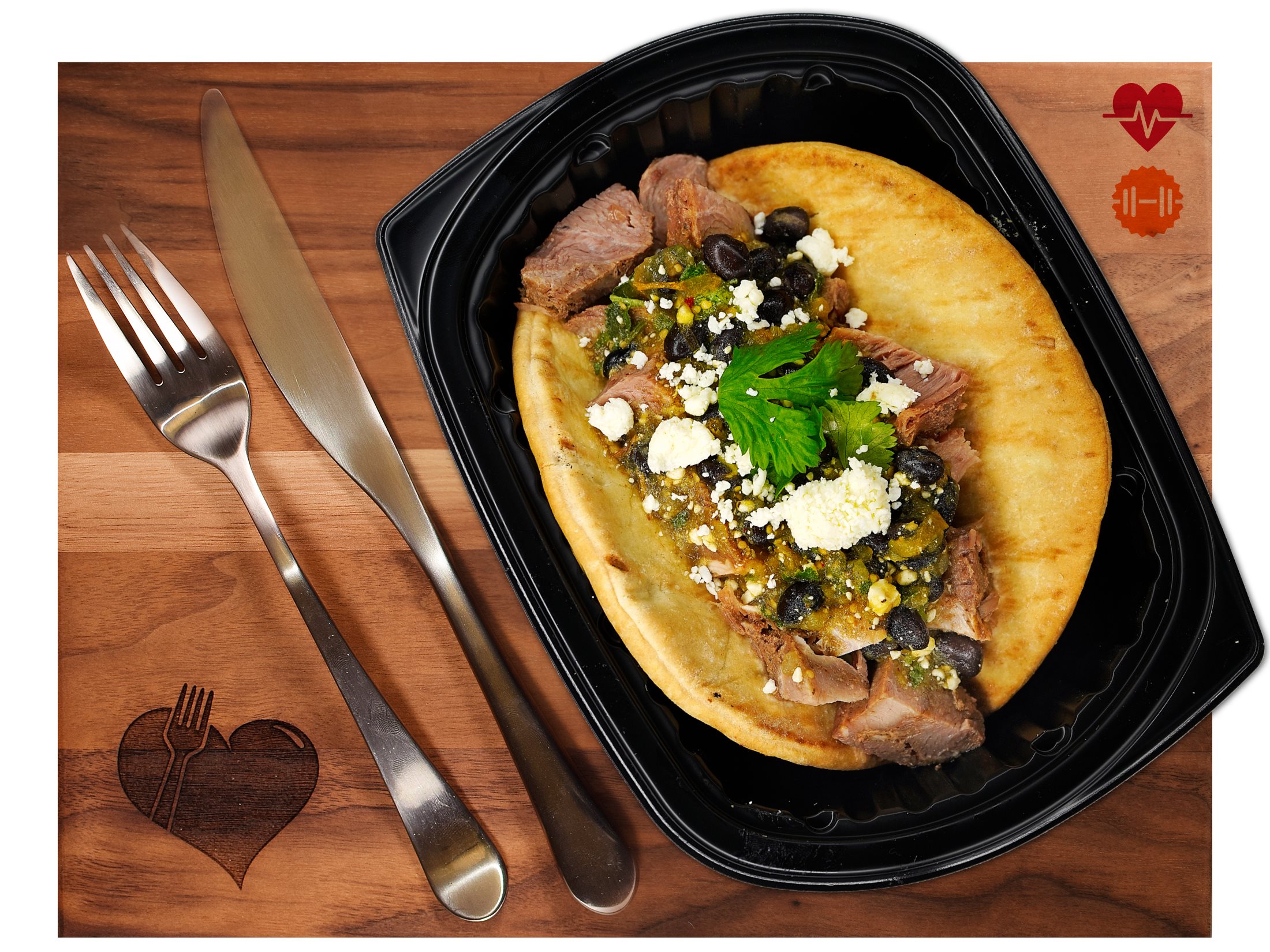 Verde Pork Pita