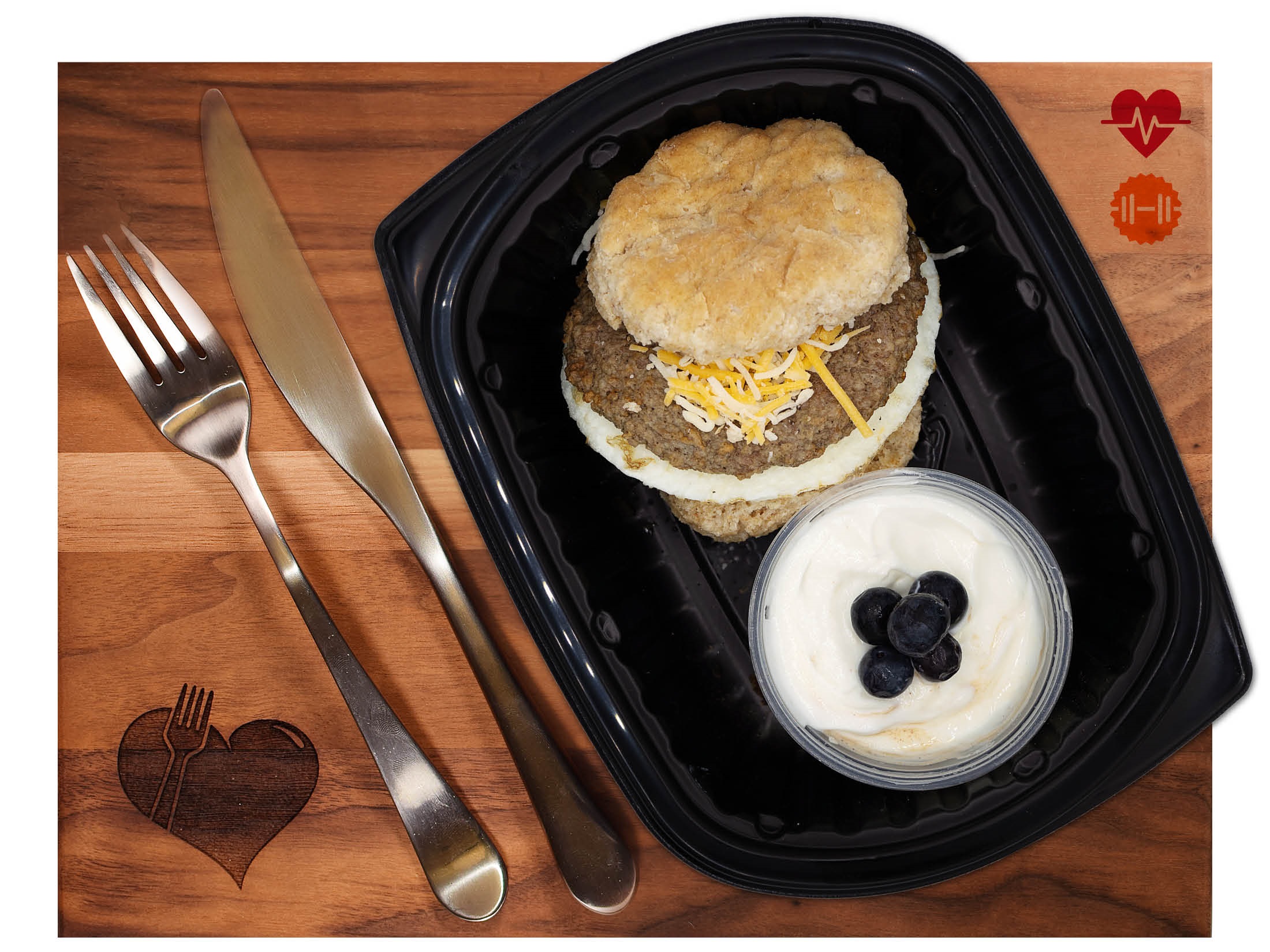SAUSAGE EGG & CHEESE BISCUIT